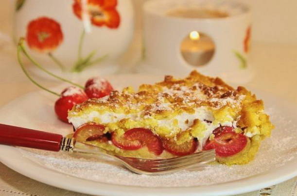 Tarte aux cerises surgelée